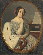 Henri-Pierre Picou Portrait of Cephise Picou, sister of the artist oil painting